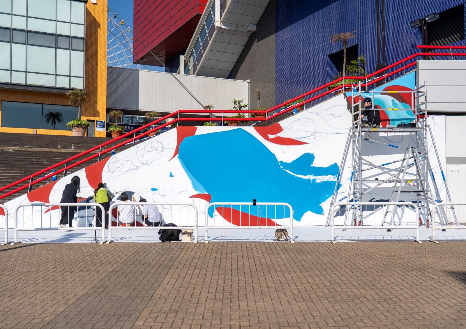 海遊館35周年記念事業 西はとば「フフフなウォールアート」 - 02