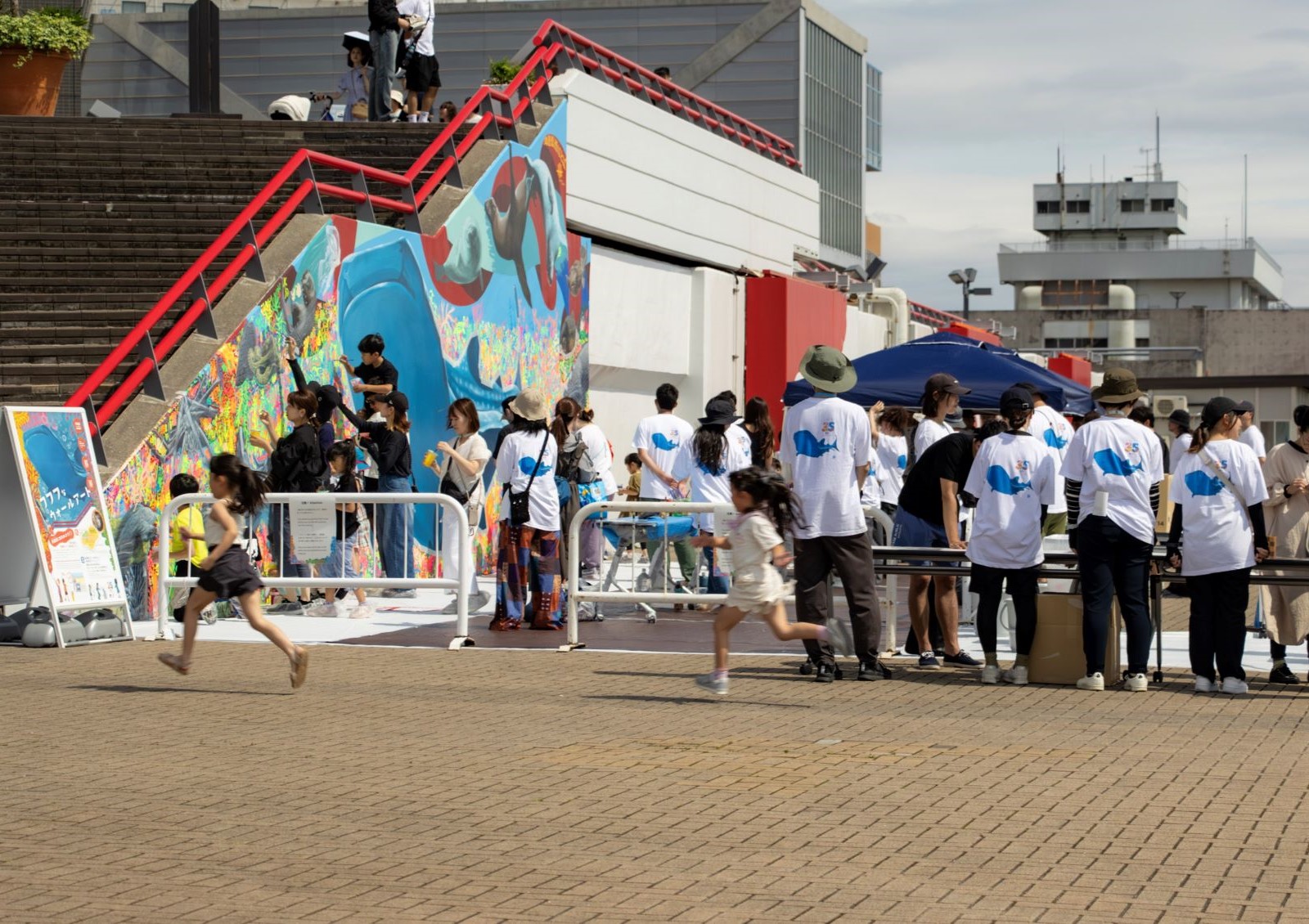 海遊館35周年記念事業 西はとば「フフフなウォールアート」 - 03